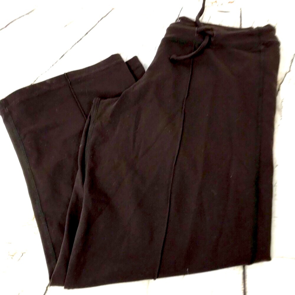 PrAna Cropped Yoga Pants Brown Stretch Sz S